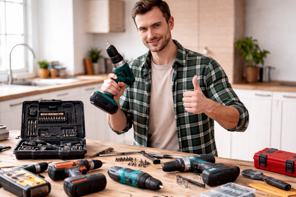 Como escolher parafusadeira para uso doméstico