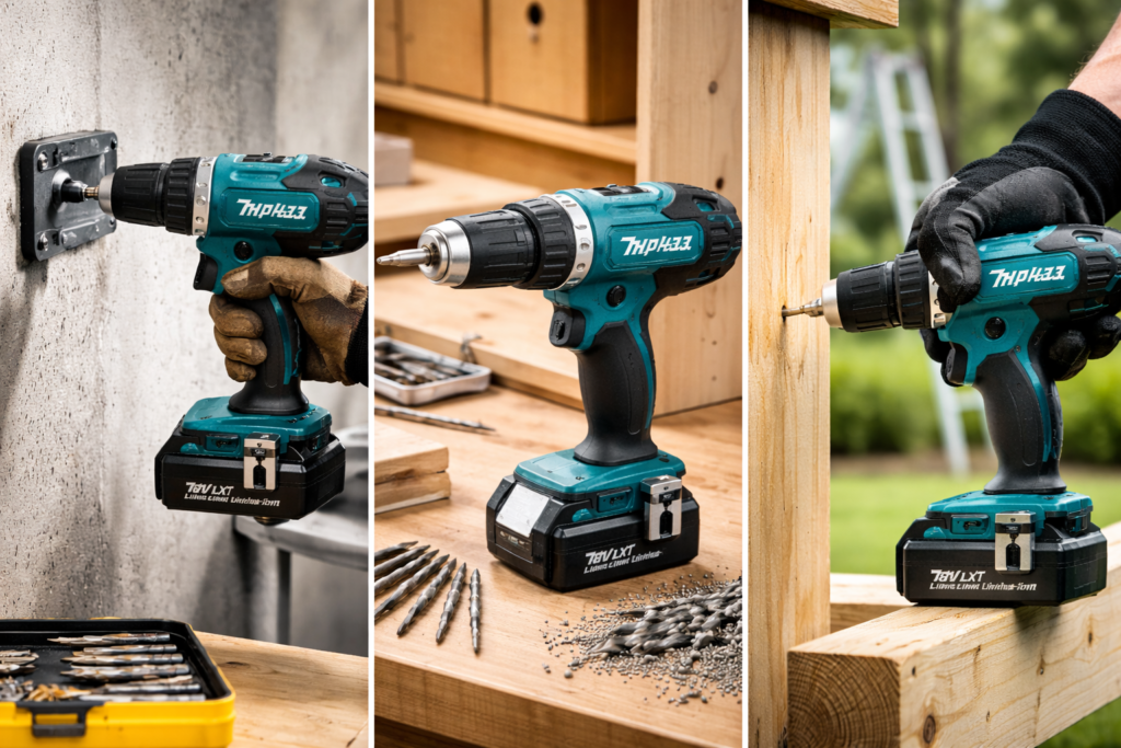 Makita DHP453X10 vale a pena para uso residencial