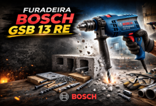 Furadeira Bosch GSB 13 RE é boa para uso profissional