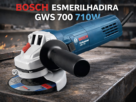 Esmerilhadeira Bosch GWS 700 é Potente