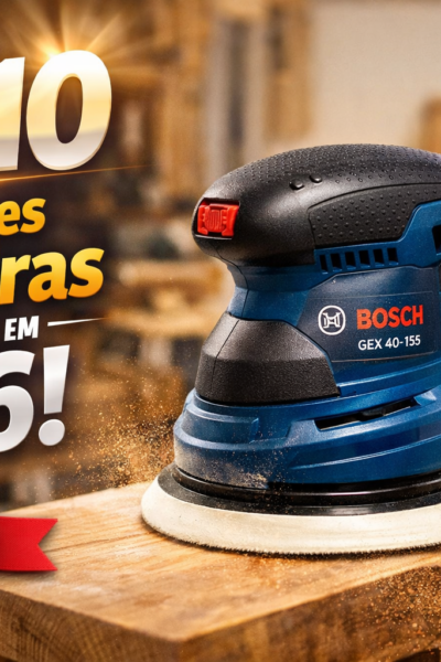 Top 10 melhores lixadeiras para madeira em 2026