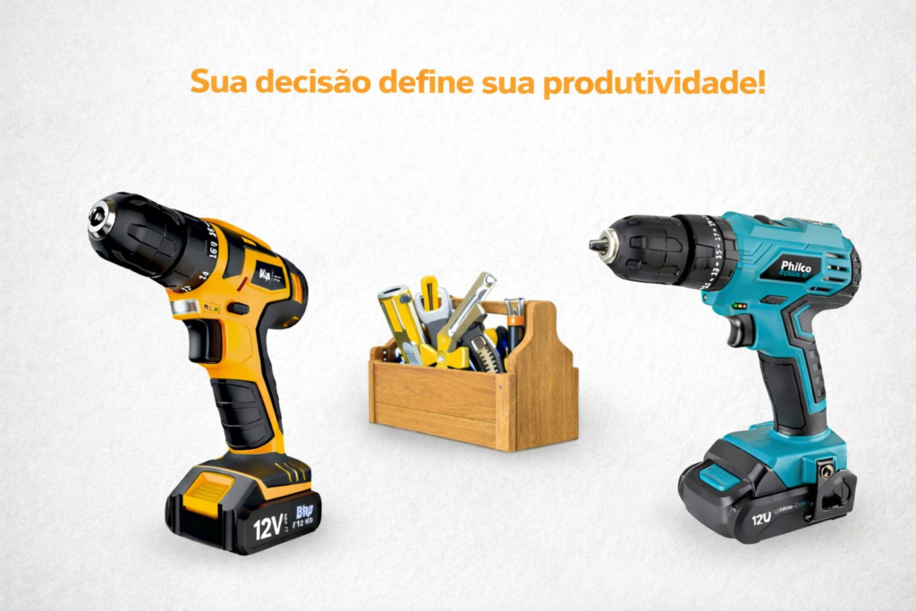 Qual a melhor parafusadeira profissional para seu trabalho? WAP BPF 12K3 ou Philco PPF120M