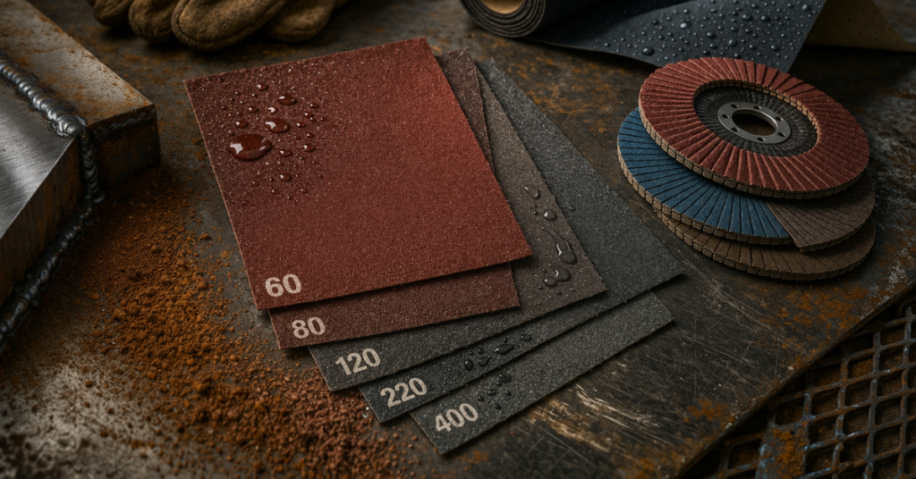 Qual é a melhor lixa para lixar metal